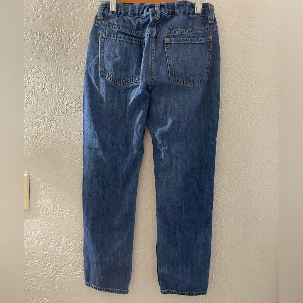 GAP Kids Blue Regular Girlfriend Jeans Size‎ 12 Adjustable waist